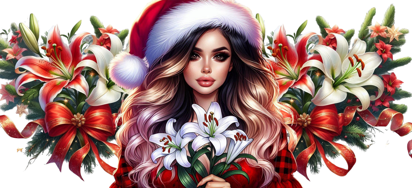 Beautiful lady Xmas
