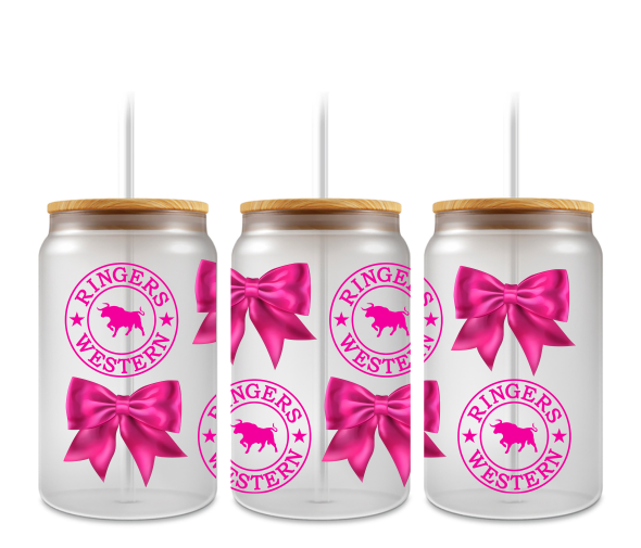 Bulls and Bows pink