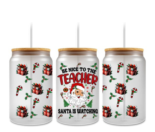 be nice to the teacher christmas