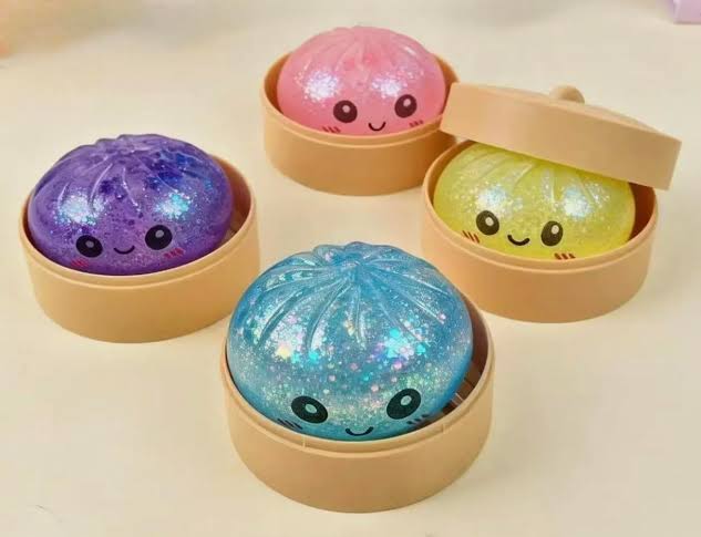 Mini glitter dumpings