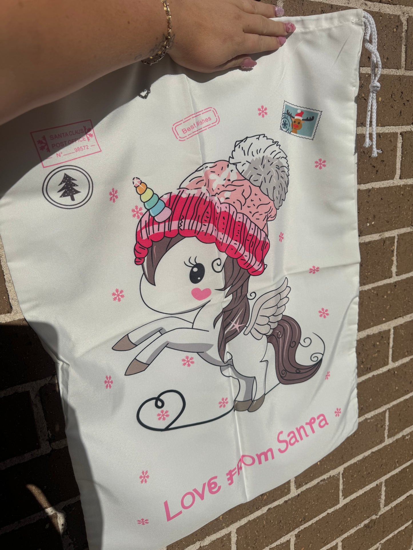 Santa sacks- unicorn 