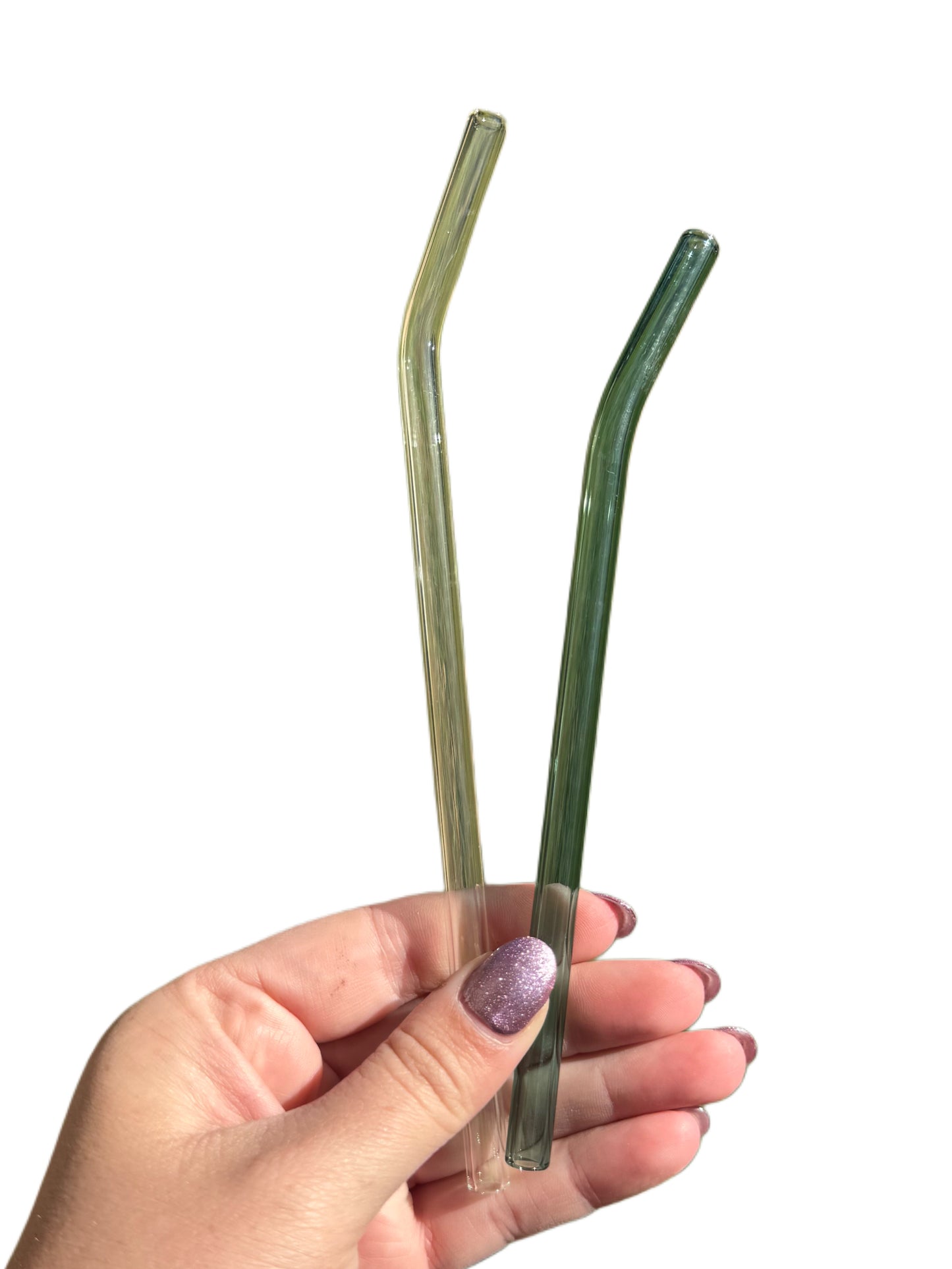 Glass straws