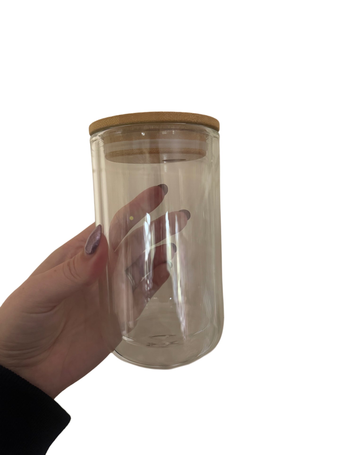 Egg shaped snow globe