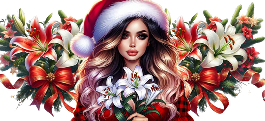 Beautiful lady Xmas