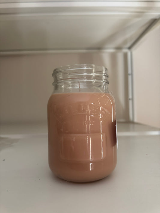 Hot choc fudge candle