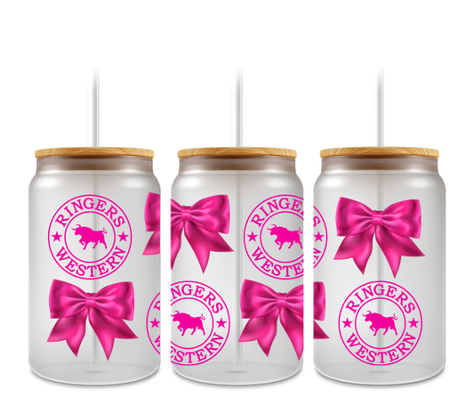Bulls and Bows pink