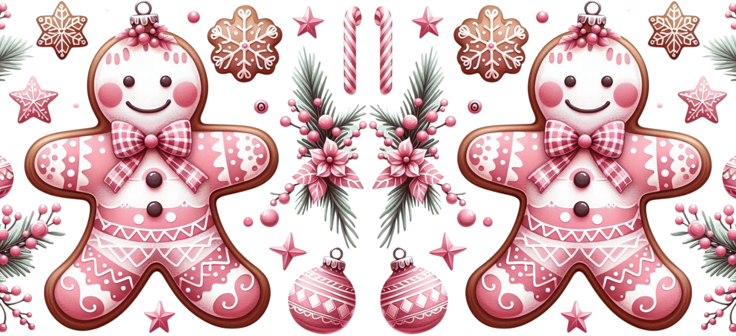 Pink gingerbread