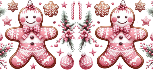 Pink gingerbread