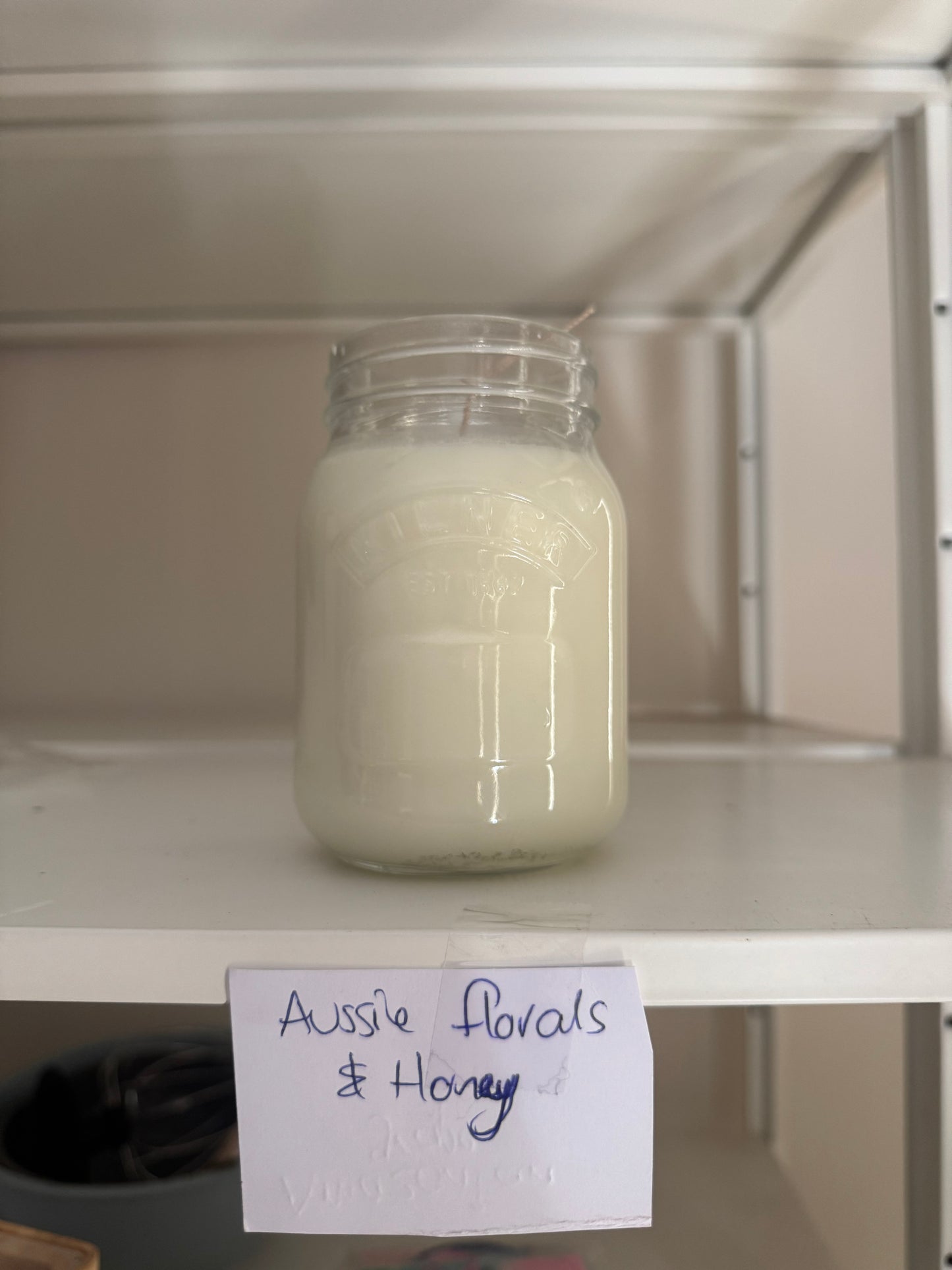 Aussie florals and honey candle