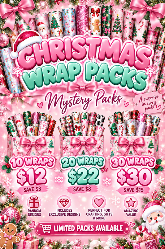 Christmas mystery wrap packs