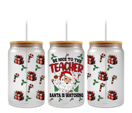 be nice to the teacher christmas