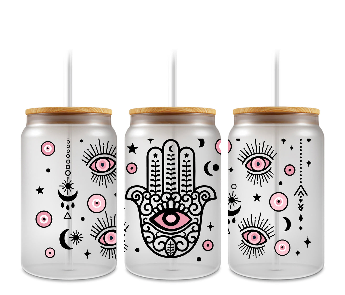 Evil eye pink