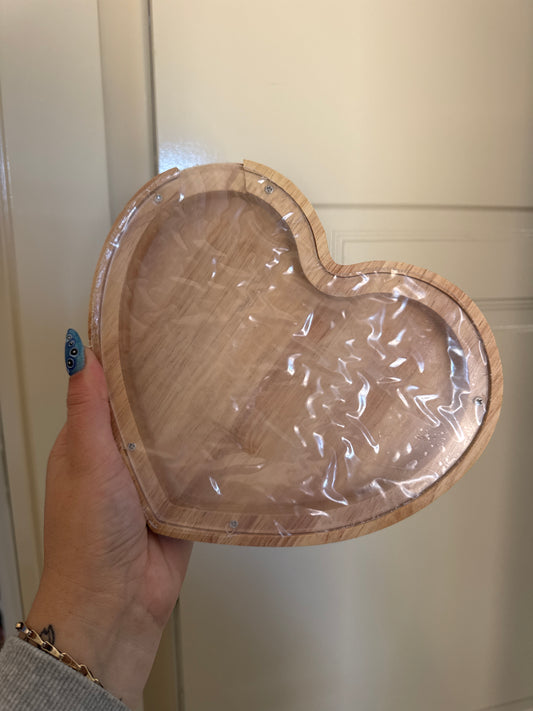 Heart money box