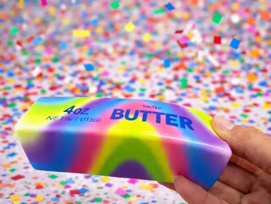 Rainbow butter squish