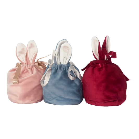 velvet easter bunny bags